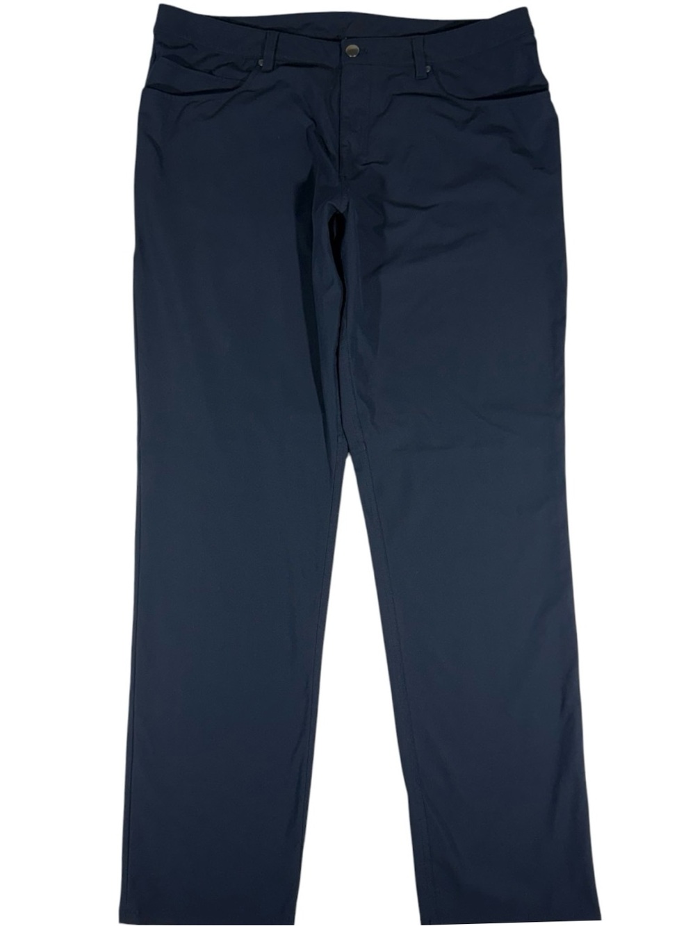 Lululemon ABC Commission Pants Men’s Size 38x33 Dark Blue Warpstreme 5 Pocket